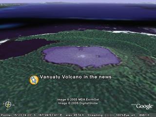 Vanuatu Volcano in the news