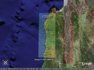 Big Sur map overlay