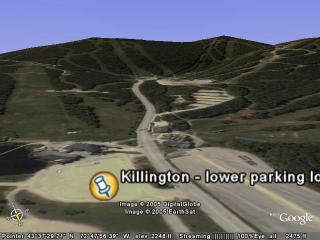 Killington - lower parking lots
