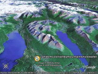 randomcoolvalleymountainsnowwater area