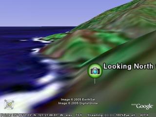 Looking North from 77000
