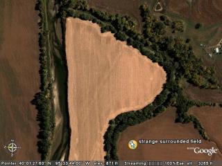 strange surrounded field
