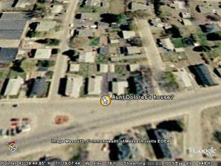 Aunt Dolores's house?
