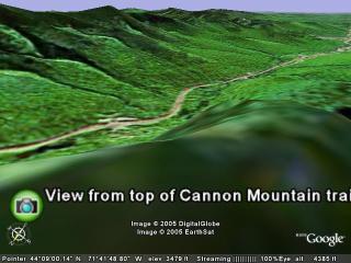 View from top of Cannon Mountain trail