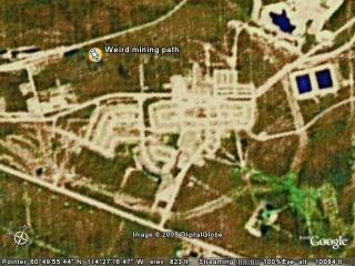 Weird mining path